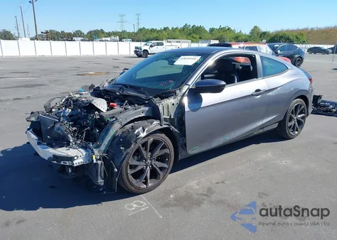 2020 Honda Civic Sport from USA, damaged, VIN 2HGFC4B84LH304820